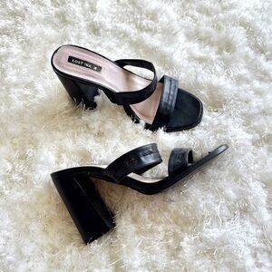 Black Women's Heeled Sandals Paris Texas farm rio aldo Sam edelman weitzman dv